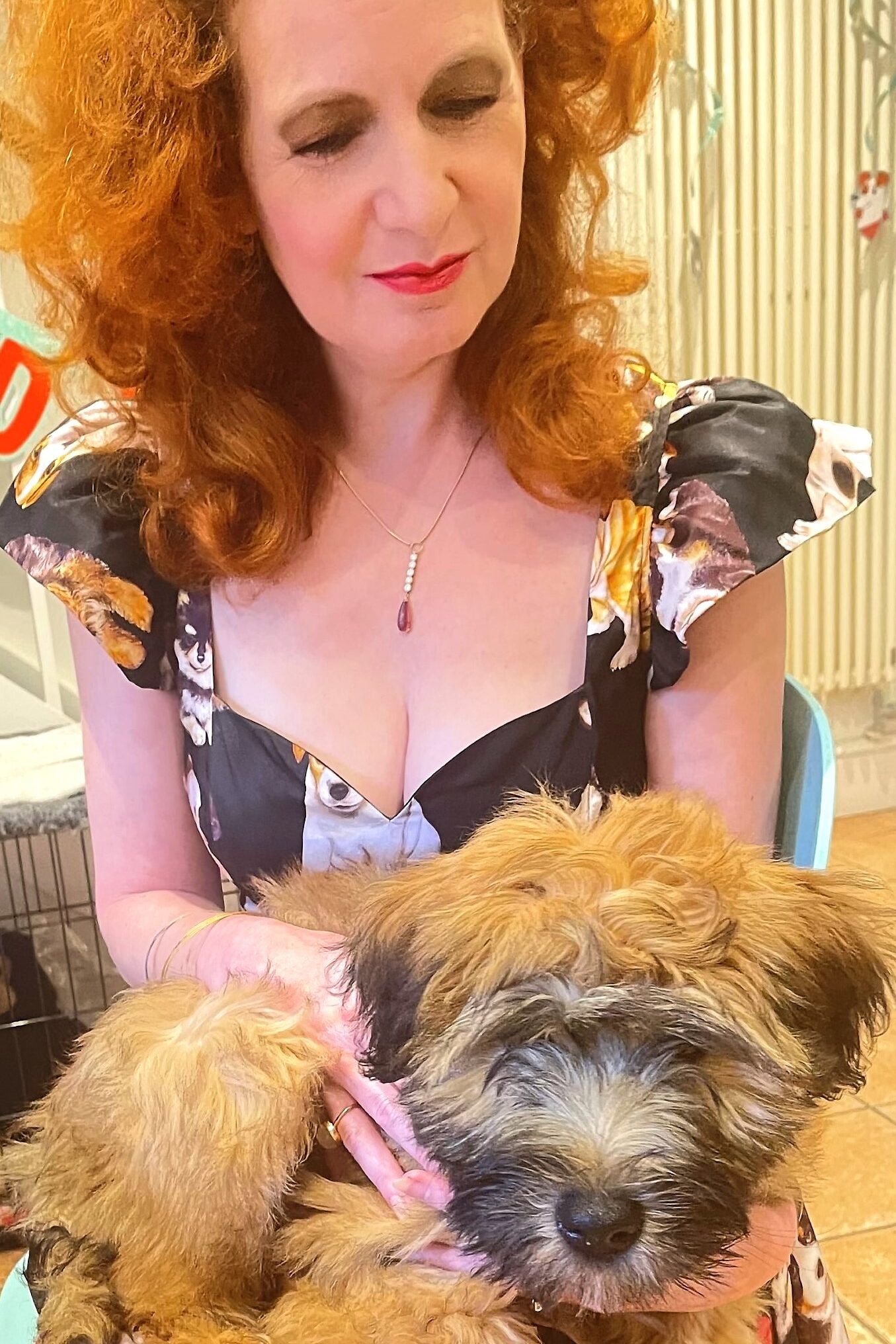 Jake the dog with Emily