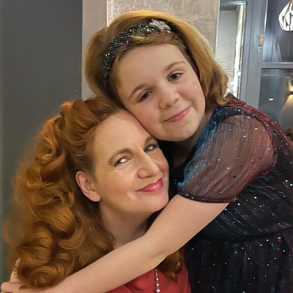 Mum Emily with daughter Estella