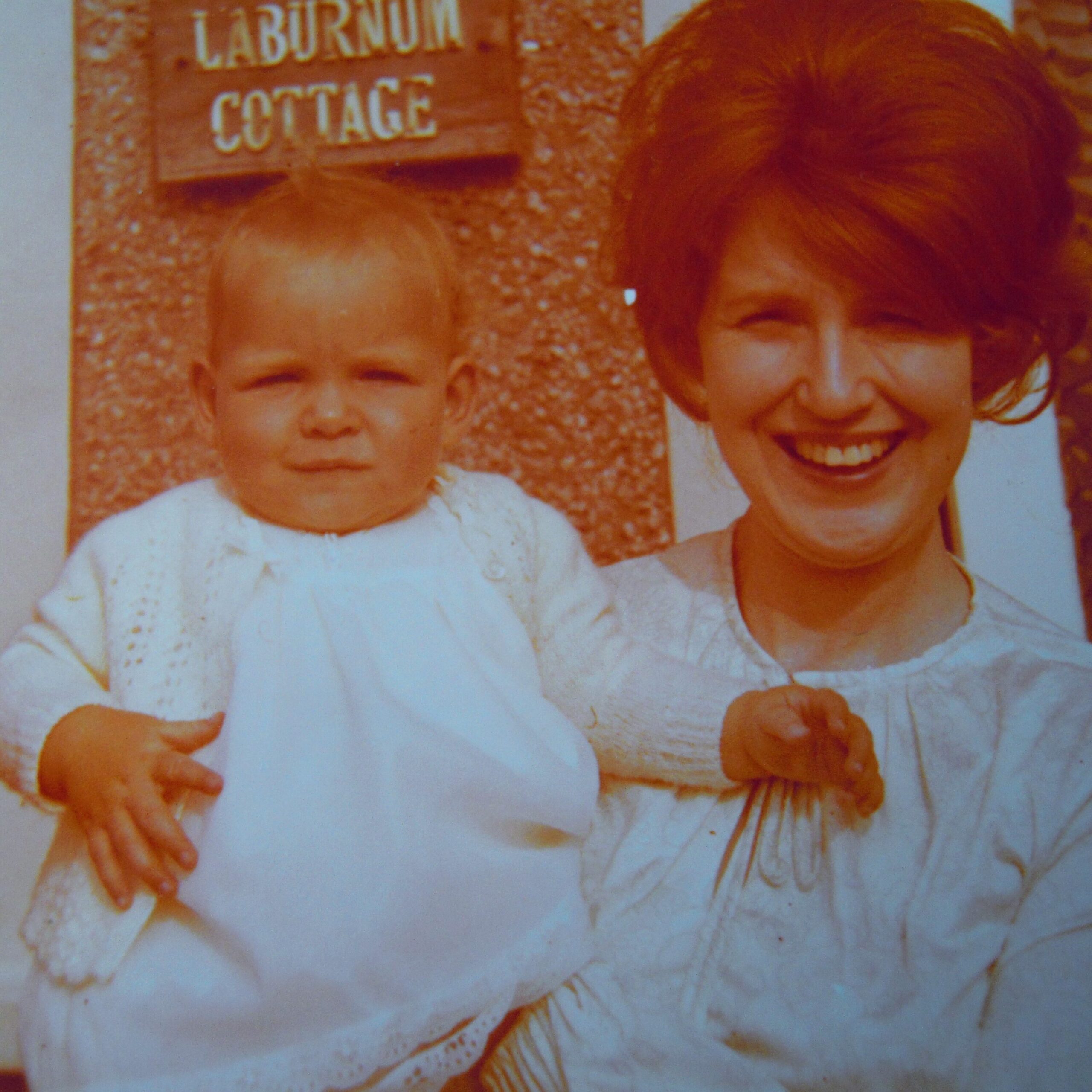 Baby Emily with her mum Bibi