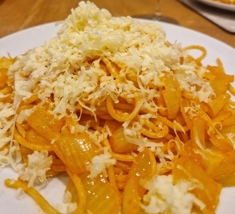 Simple spaghetti supper