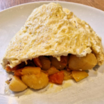 tomato & pepper omelette