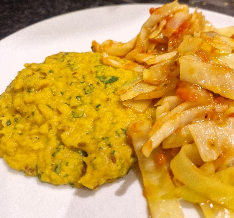 18. Bibi’s Best Dal with Spicy Cabbage
