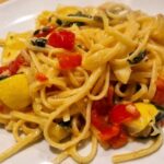 Pasta with lemon & basil