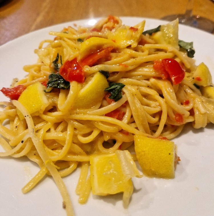 pasta with lemon