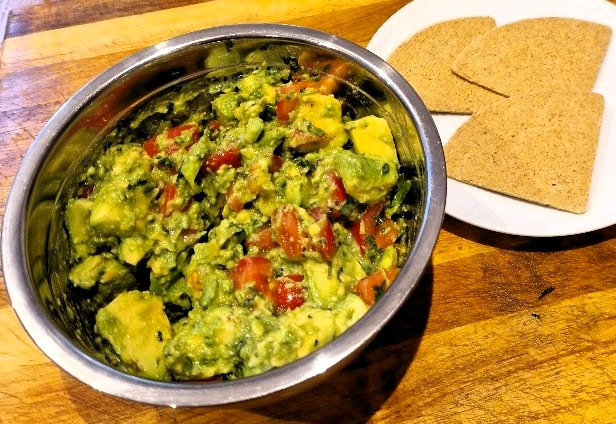 Our Best Guacamole, with Crackers