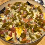 bacon & blue cheese nachos